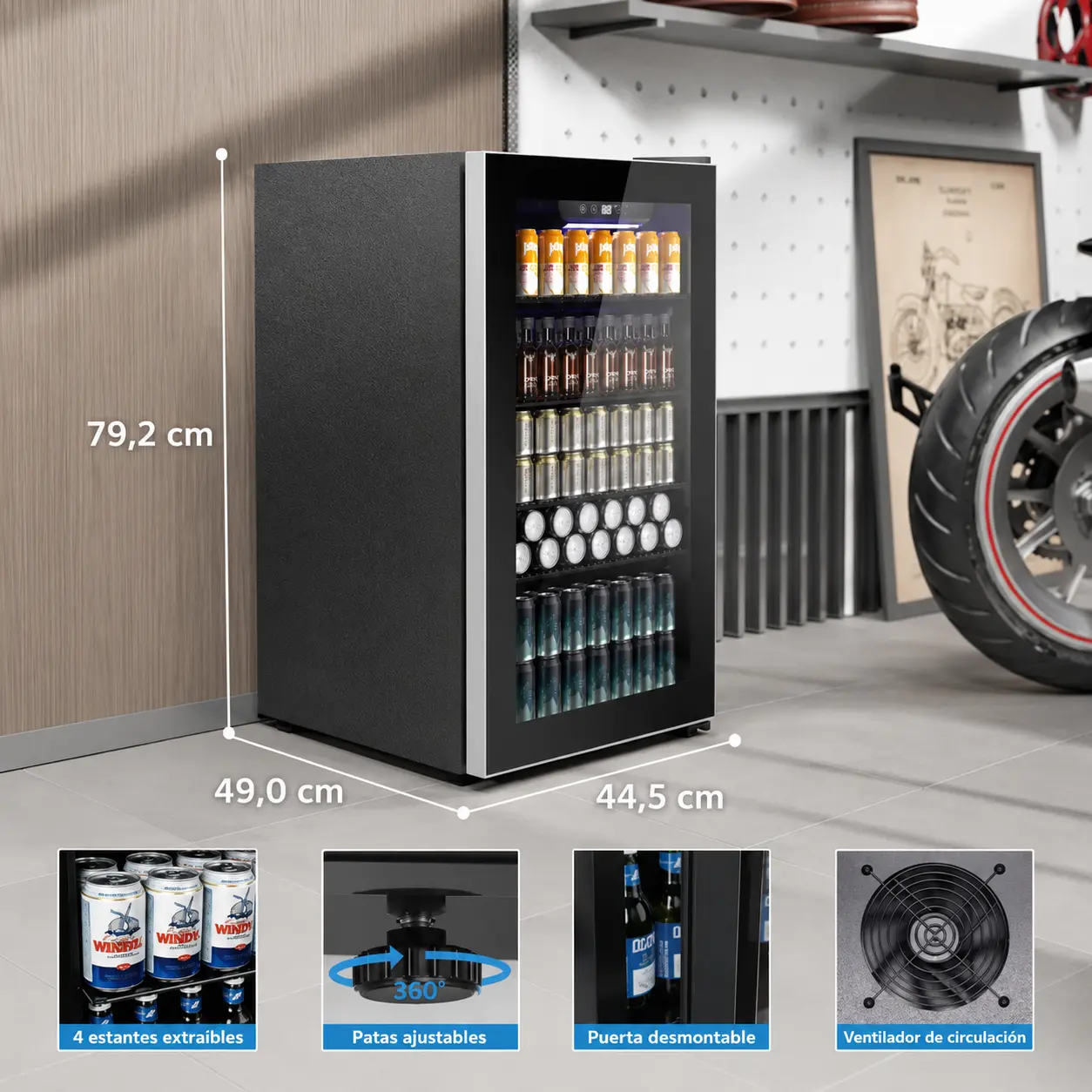 Mini nevera premium 91 L — imagen 5